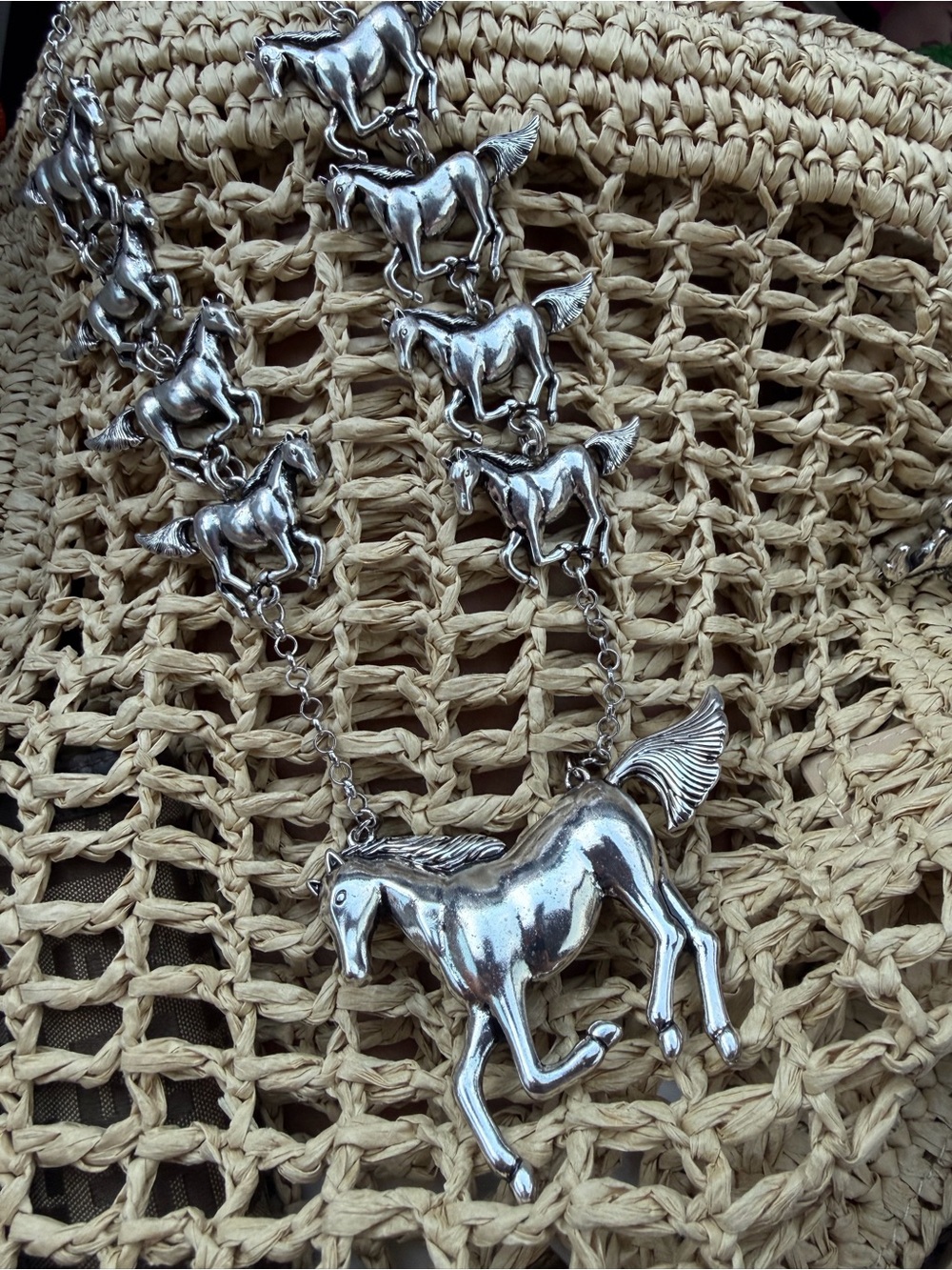 Silver Horse Pendant Necklace - Women Jewelry Necklace